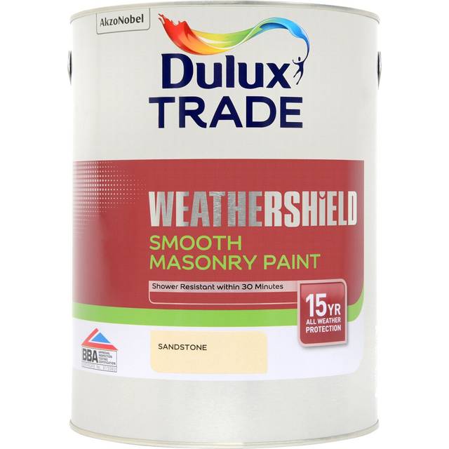 Dulux Trade Weathershield Smooth Masonry Sandstone 5 Litres
