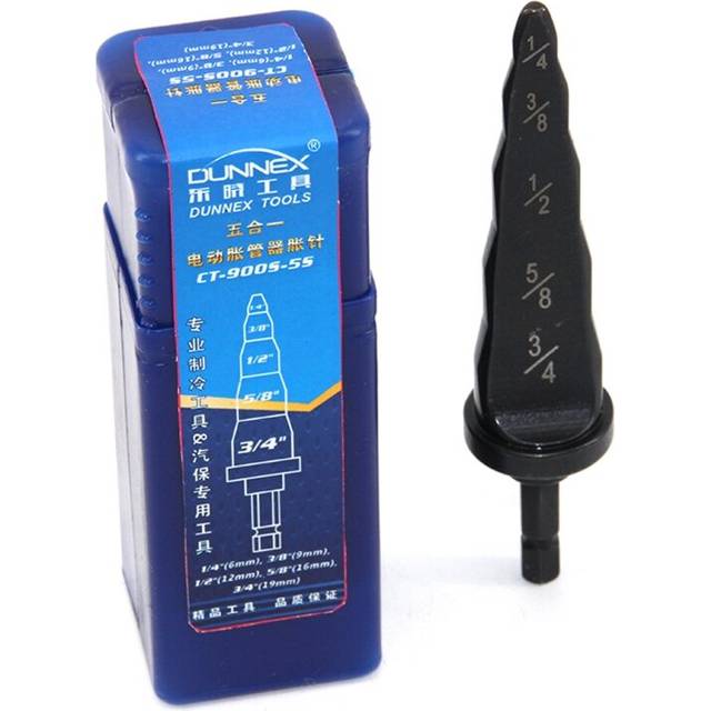 Swaging Tool Steel 5 in 1 Pipe Expander Drill Electric Repair Support Drill Bit Expander Strong Power Tool Parts