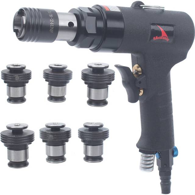 M3-M12 Simple ISO CHUCKS Pistol Type Tapping Machines Pneumatic Drill Tapper For Threading Common Iron