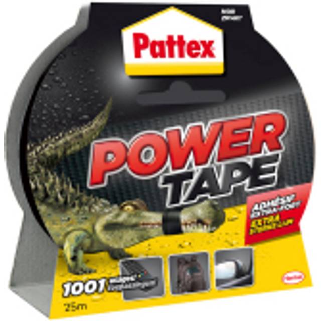 Silvertejp Power Tape | Pattex | 50mm x 25m | svart