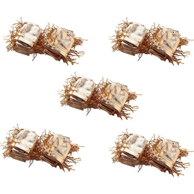 500Pcs Gold Foil Organza Bag Candy Gift Bags Wedding Party Favor Pouch 5X7cm
