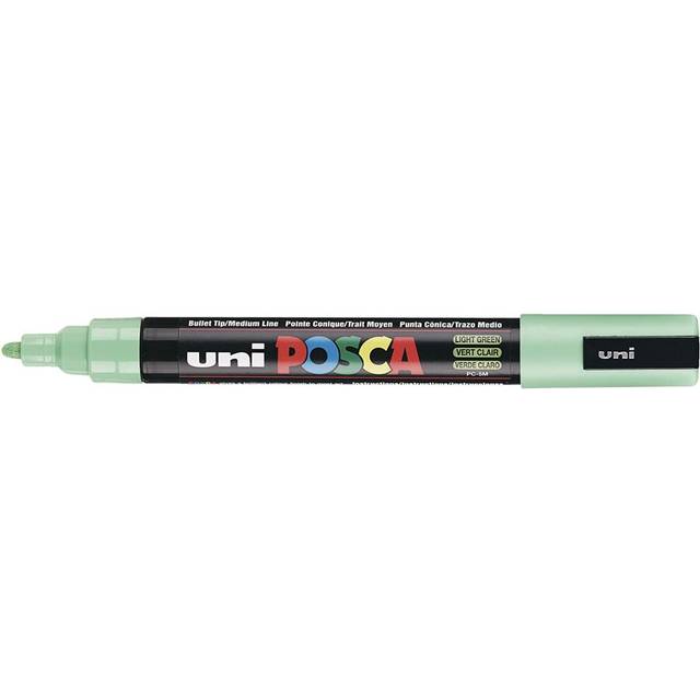 uni-ball Posca PC-5M Medium Bullet Tip Marker - Light Green, Pack of 12