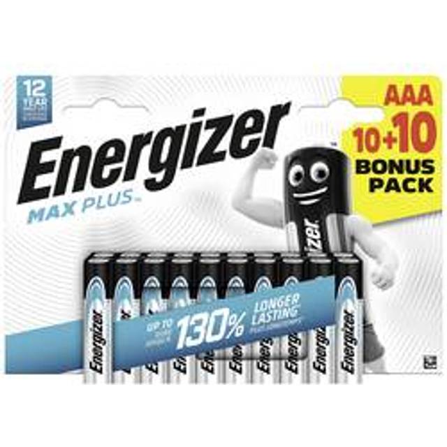 Energizer Max Plus AAA 10 plus 10 Bonus Pack of 20, none
