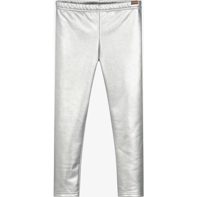 BOBOLI Leggings Fake Fur Stretch For Girl |Silver |162