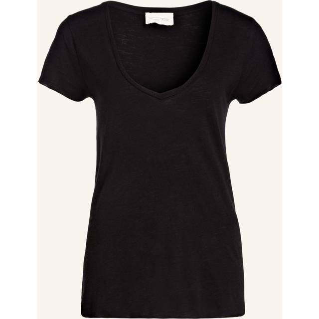 Jacksonville V-Neck T-Shirt with Short Sleeves - Black - M