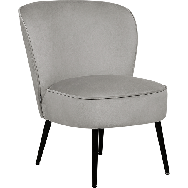 Armchair VOSS Velvet Light Grey
