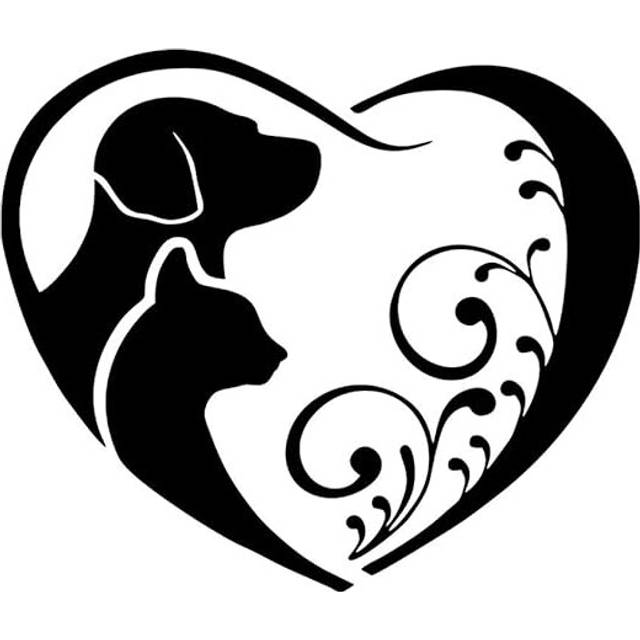 Love Wall Stickers Dog Cat Decals Sticker Wall Decor Murals for Home Bedroom Living Room Door Glass Decorations