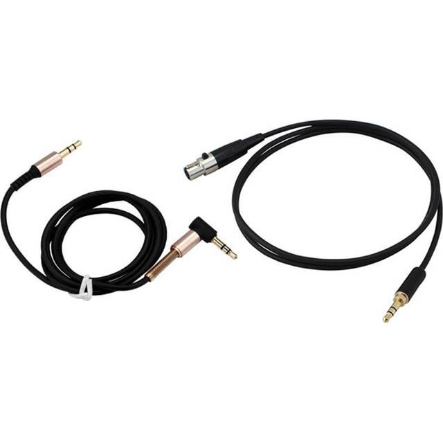 1 Pcs 3.5mm Elbow Headphone Car Aux Audio Extension Cable & 1 Pcs 3.5mm to 3Pin Mini XLR Female 0.