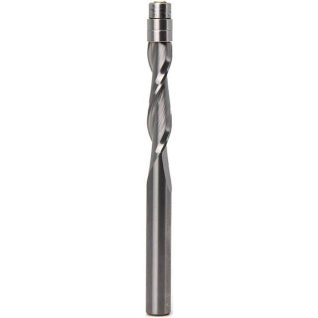 (6mm Shank Upcut) 6mm 1/4 Inch Shank Milling Cutter Solid Carbide-Tipped Cutter End Mill CNC Router Bit Woodworking Tool