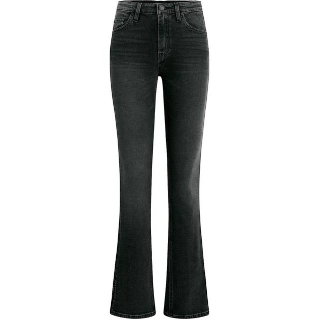 HUDSON Jeans Black Sand High-Rise Baby Bootcut Jean