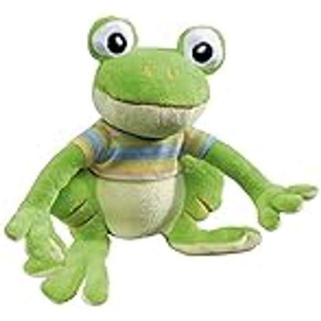 GLOREX 0 4601-1 – Gosedjur för självplugg groda Joe, ca 16 cm stor, sydd av högkvalitativ plysch, behöver bara fyllas med födelsebevis