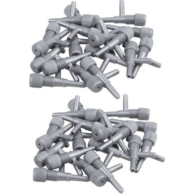 Aquarium Fish Oxygen Air Line Tubing Flow Control Valve 40 Pcs Gray