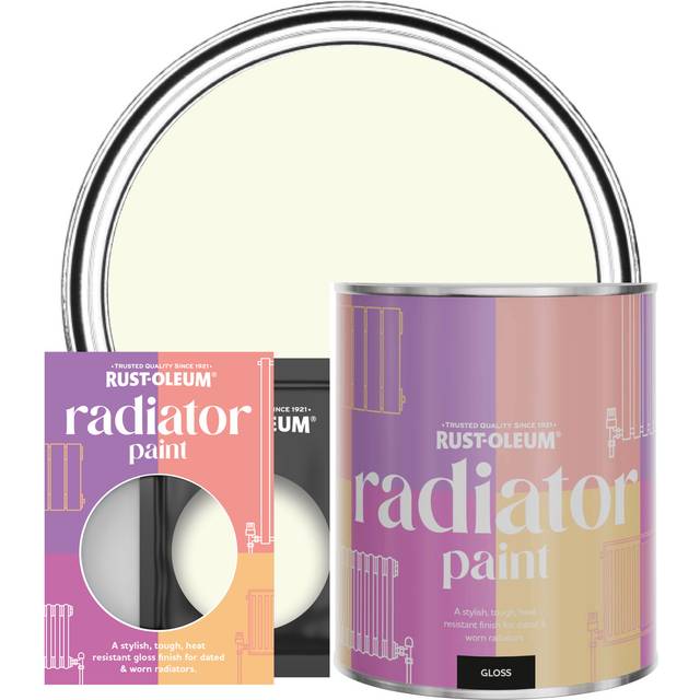 Rust-Oleum Radiator Paint, Gloss Finish - Shortbread - 10ml - Beige