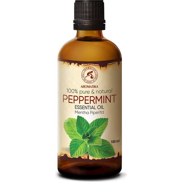 Eterisk Olja för Pepparmynta 100 ml - Mentha Piperita - Doft - Eteriska Oljor - 100% Ren & Naturlig Pepparmintolja för - Kroppsvård - Diffusorer - Bastu - Avkoppling - Lugnande - Aromaterapi