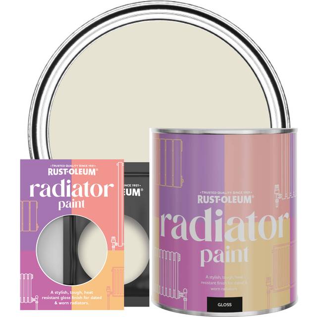 Rust-Oleum Radiator Paint, Gloss Finish - Oyster - 10ml - Beige