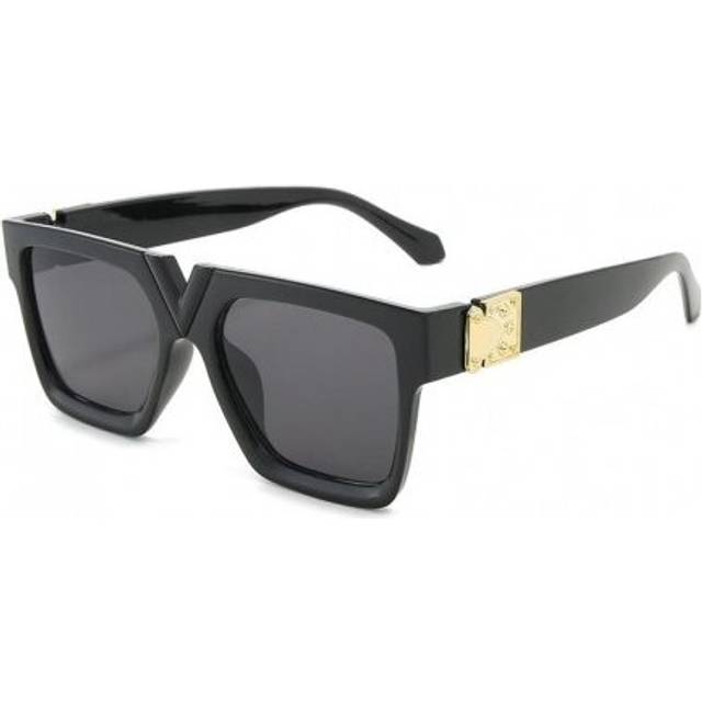 (C5) Sunglasses for Men Women Square Thick-edged Frame Beach Sun Glasses Driving Eyewear oversized V-shape Sunglasses Street Shot