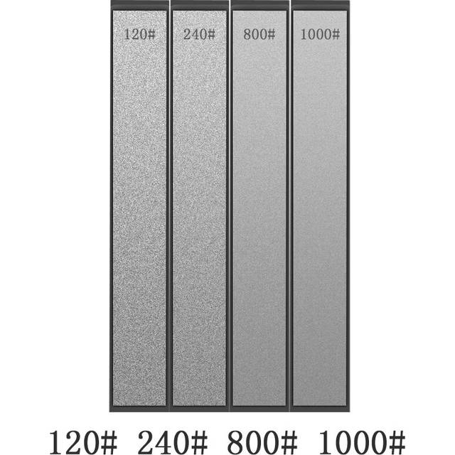 (a-Blue knife harpener) Diamond sharpening stone 4pcs/set 80-3000 grit Honing knife sharpener sharpening system fixed knife sharpener Correction Stone