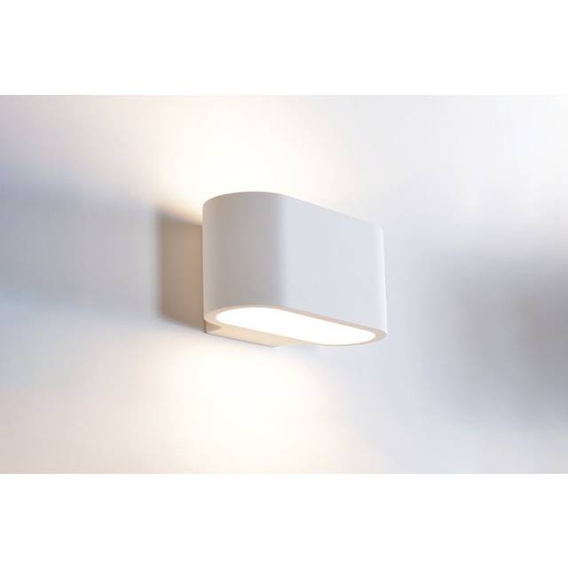 Integral Paintable Gypsum Chania Wall Light