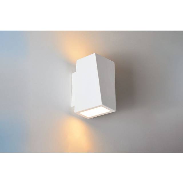 Integral Paintable Gypsum Kastoria Wall Light
