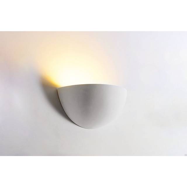 Integral Paintable Gypsum Florina Wall Light
