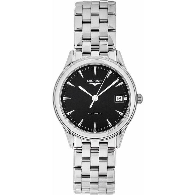 LONGINES Flagship 36MM AUTO Stainless Steel Men's Watch L47744526 / L4.774.4.52.6 - Black - 36 mm