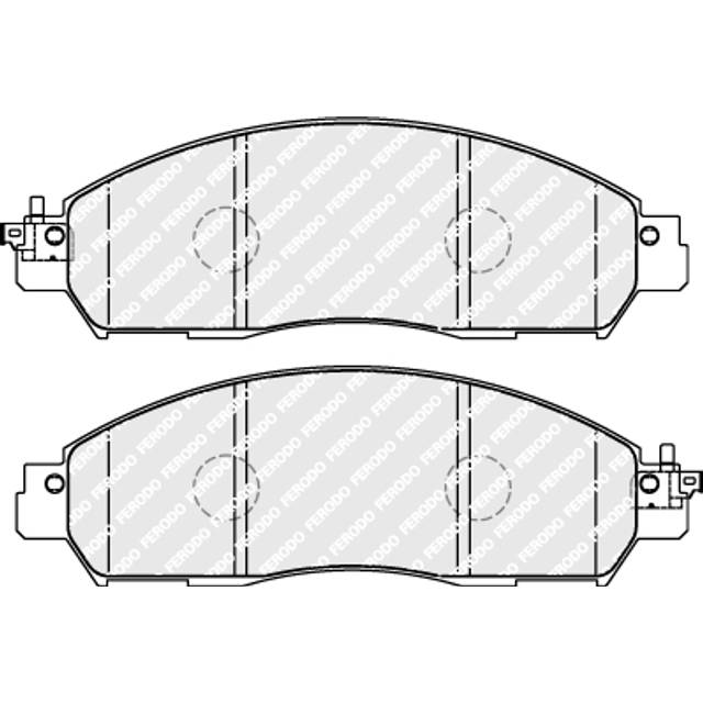 Bromsbelaggssats skivbroms PREMIER ECO FRICTION FDB5090 Ferodo