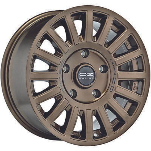 OZ Racing Rally Raid Alloy Wheels In Gloss Bronze Black Lettering Set Of 4 - 17x8 Inch ET37 6x114.3 PCD, Bronze