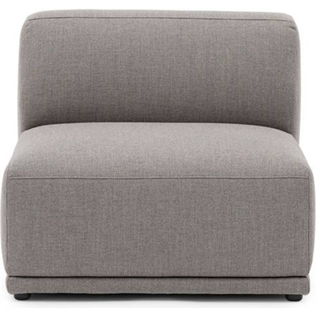 Muuto - Connect Soft Modular Sofa - Modules - Modulär soffa - Center (E) - Re-wool 128 - H: 69 x W: 83 x D: 99 x SH: 40 cm
