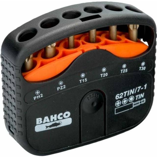 Bahco 62TIN/7-1 TiN Bit Set, 7 Piece