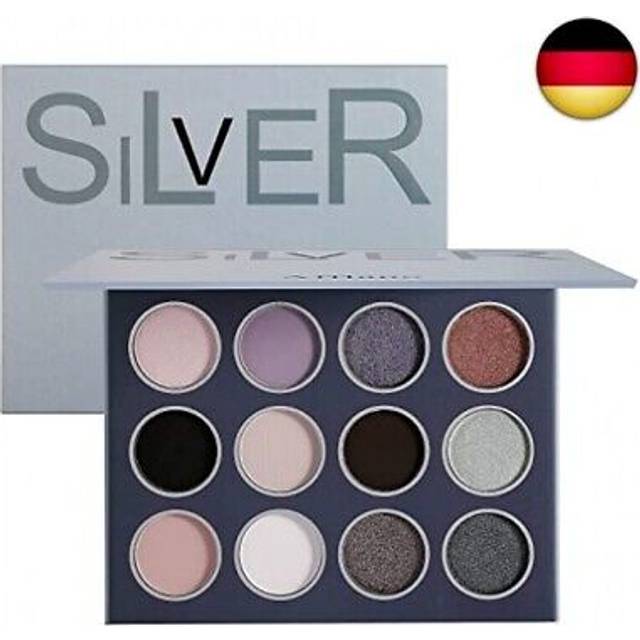 Natural Neutral Smokey Matte Shimmer Eyeshadow Makeup Palette, Afflano Pigment Blending Earth Pallet Eye Shadow 12 Colors, from Beige Apricot to Soot