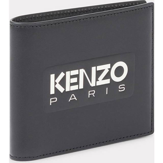 Kenzo, Accessoarer, Herr, ONE Size, Läder, Svart Läder Herr Plånbok - black (ONE SIZE)