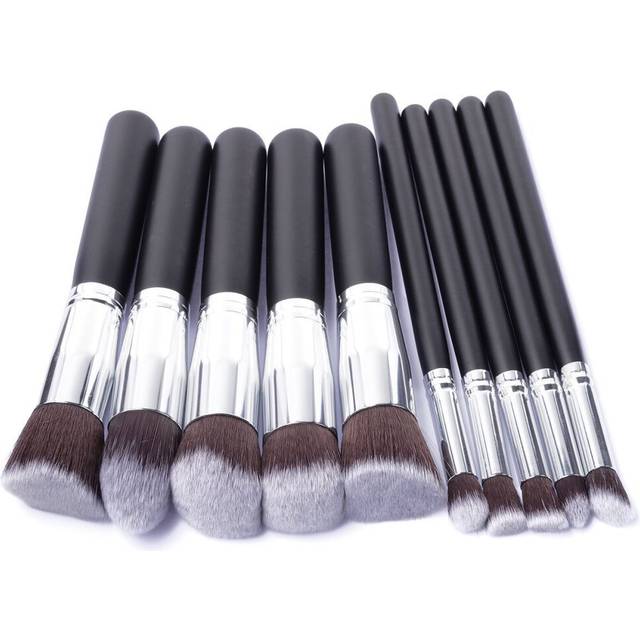 YSDO 10PCS Makeup Brushes Set Professional Cosmetics Tools Eyeshadow Concealer Lip Eye Makeup Brush Kits Foundation Powder Blush
