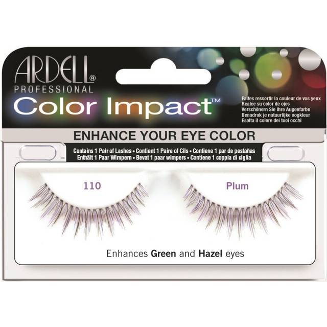 Ardell Color Impact Demi Wispies Plum Easy To Apply Full False Eye Lashes