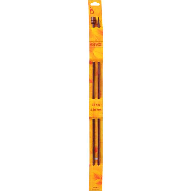 Pony Rosewood 35cm Knitting Needles - 35cm x 4.50mm (P33810)