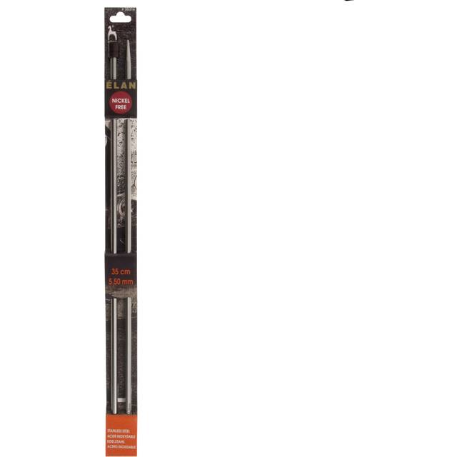 Pony Stainless Steel 35cm Elan Knitting Needles - 5.50mm (P35316)