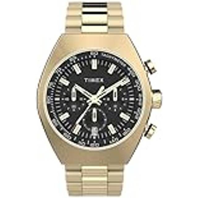 Timex Mens Legacy Gold Chronograph Watch TW2W22100 - Black