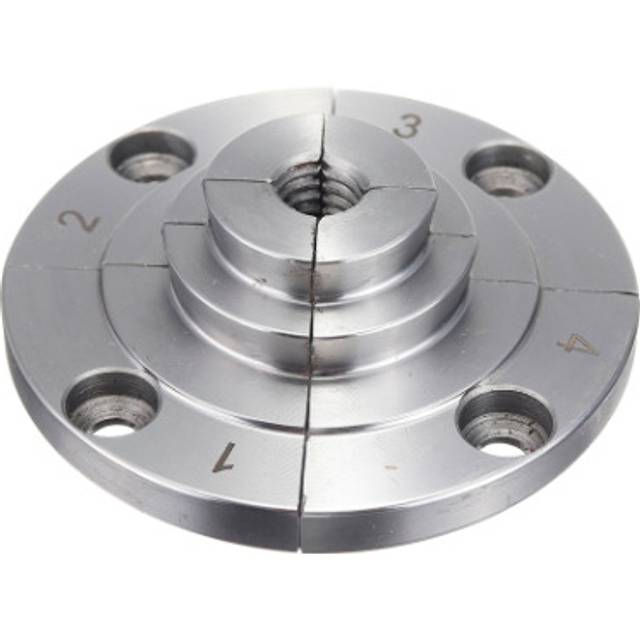 (024 Step jaw) Reversible 3.5 Inch Wood Turning Chuck 1-Inch x 8TPI Thread Wood Lathe Chuck Accessory Jaws Wood Lathe Turning Tool