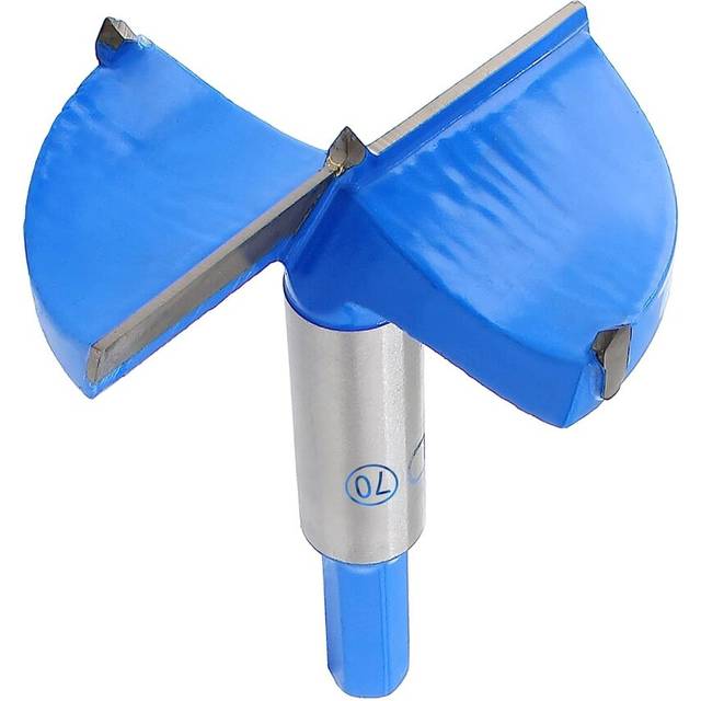 Qjaiune 2-3/4 Inch / 70mm Forstner Drill Bit, 2.75 Inch Boring Bit Cutter Tungsten Carbide Wood Hole Saw Auger Opener, Woodworking Hole Opener