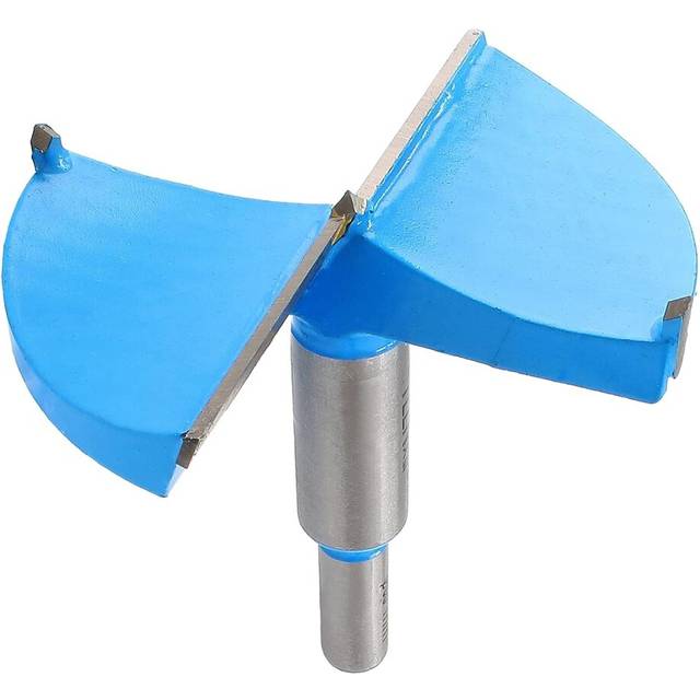 Qjaiune 3-3/8 Inch / 85mm Forstner Drill Bit, 3.375 Inch Boring Bit Cutter Tungsten Carbide Wood Hole Saw Auger Opener, Woodworking Hole Opener