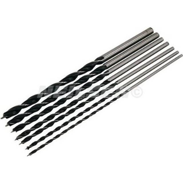 neilsen CT3651 12 x 300 mm X-Long Wood Drill Working Bit - Silver (7-Piece)