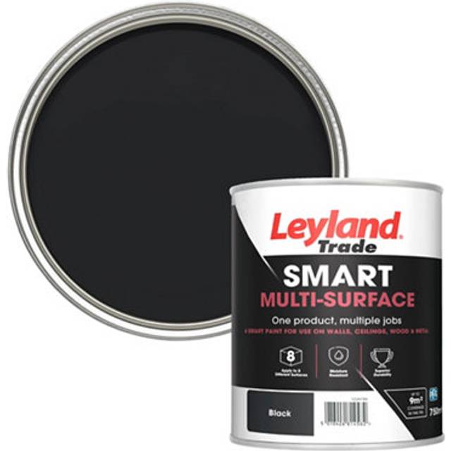 Trade - Multi Surface Paint - Suitable for 8 Different Surfaces - Black - 750ml