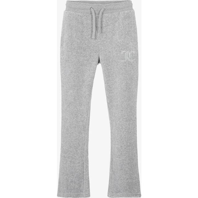 Juicy Couture Teen Girls Grey Flared Velour Joggers - 14-15 year