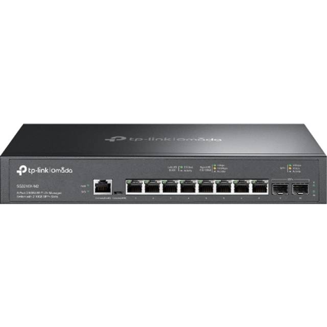 TP-Link SG3210X-M2 Omada 8-Port 2.5GBASE-T L2+ Managed Switch with 2 10GE SFP+ Slots
