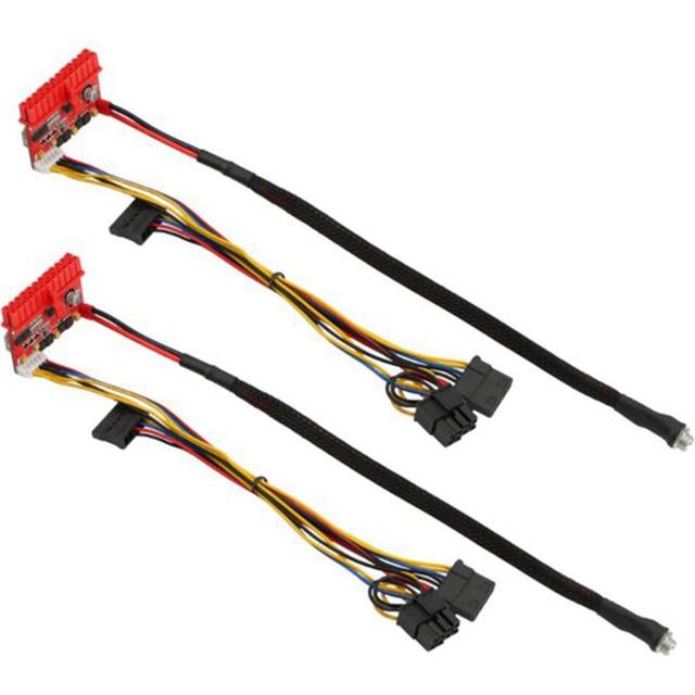 2X DC ATX PSU PICO-BOX 12V 160W Pico ATX Switch PSU 24Pin MINI ITX DC to Car ATX Power Supply Wide Input Computer