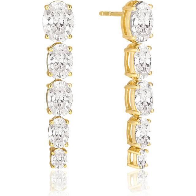 Sif Jakobs Jewellery, Accessoarer, Dam, ONE Size, Ellisse Lungo Cinque Örhängen