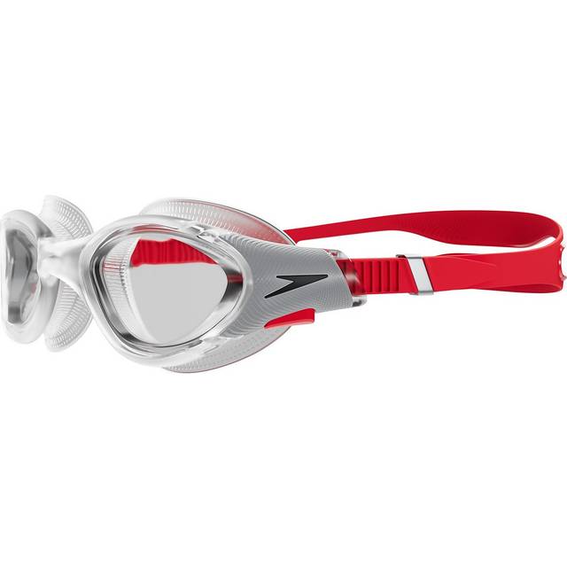 Speedo Unisex Biofuse.2.0 Simglasögon för vuxna, transparent, röd, onesize