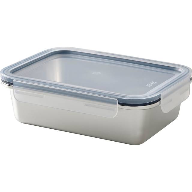 IKEA 365+ matlåda med lock, rektangulär rostfritt stål/plast, 1.0 l
