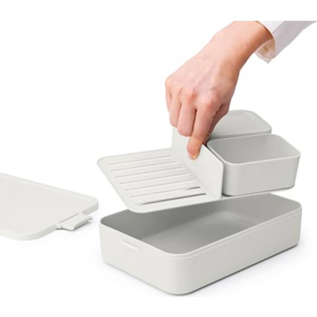 Brabantia Make & Take bento lunch box large 2 L Light grey