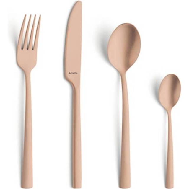 Amefa Manille Vintage cutlery set 16 pieces Copper