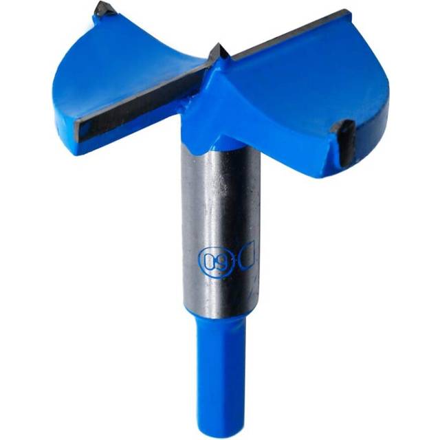 Qjaiune 2-3/8 Inch / 60mm Forstner Drill Bit, 2.375 Inch Boring Bit Cutter Tungsten Carbide Wood Hole Saw Auger Opener, Woodworking